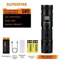 SUPERFIRE | Small Powerful Long-Range Outdoor Mini Flashlight