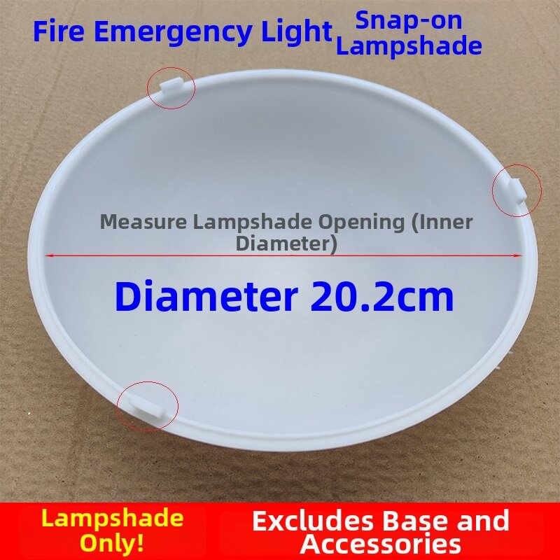 White Simple Round Ceiling Light Cover
