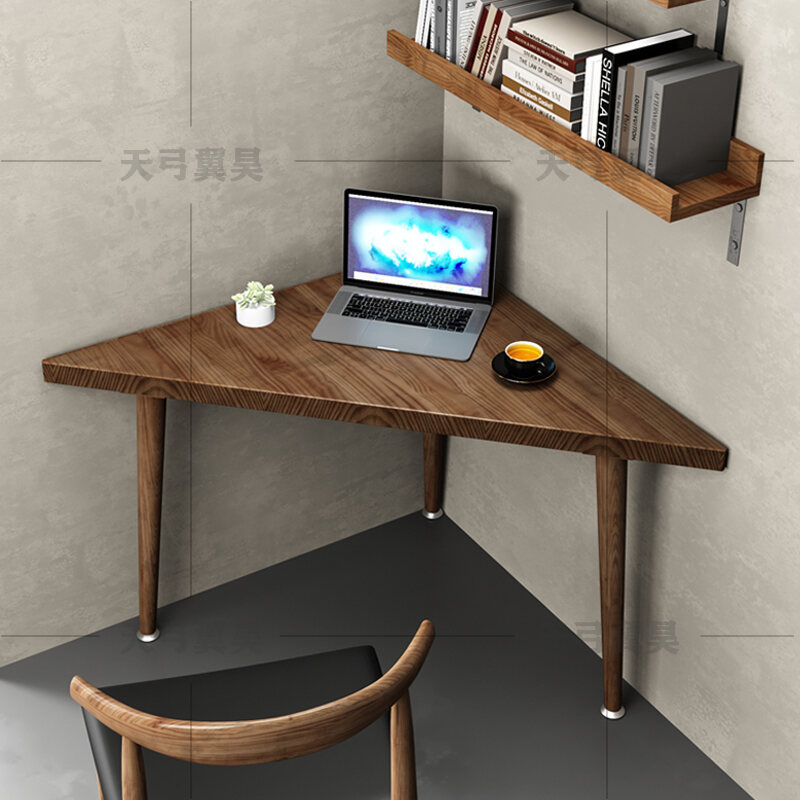 l shaped desk black wood