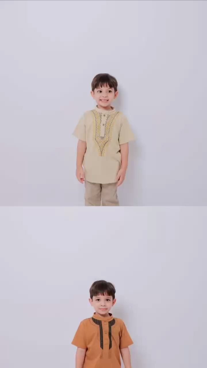 Littlebee Mustofa - Setelan Koko Anak [Size 1-5 Thn] Baju koko Kaos Laki-laki