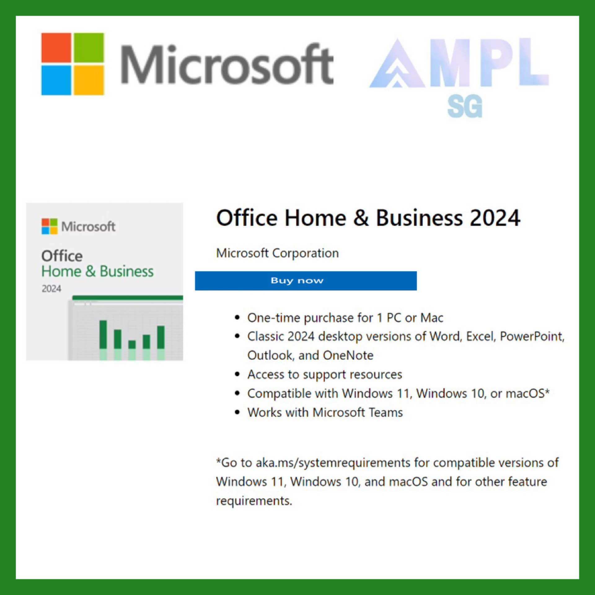 ダブル OS♪〜MacBook Pro（Windows11 /Office） Original Microsoft Office Home & Business 2024 | One-time purchase