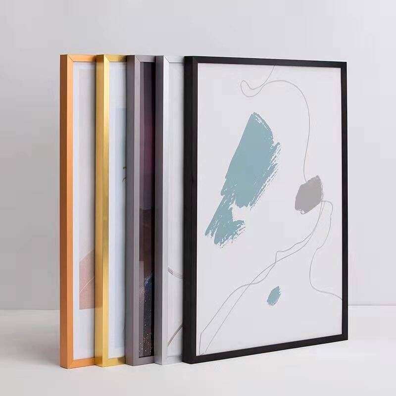 Aluminum Frame for Pictures and Posters Simple Narrow Edge