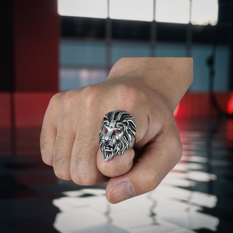 Lion%20Fashion%20Tigers%20Head%20Ring%20Men's%20Ring%20-%20Image%203