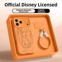 pinsai | Magnetic Silicone iPhone Case for Couples with Rope Cute Winnie the Pooh Anti-drop Ultra-thin Cartoon Ins Style