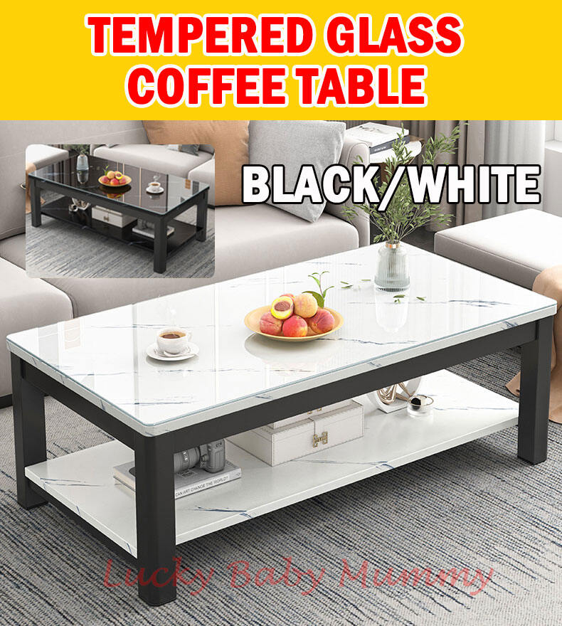 elegant glass top coffee table