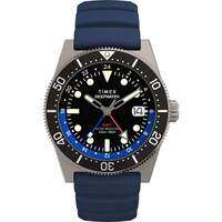 Timex DEEP WATER 41mm Watch - Blue (TW2W75100)