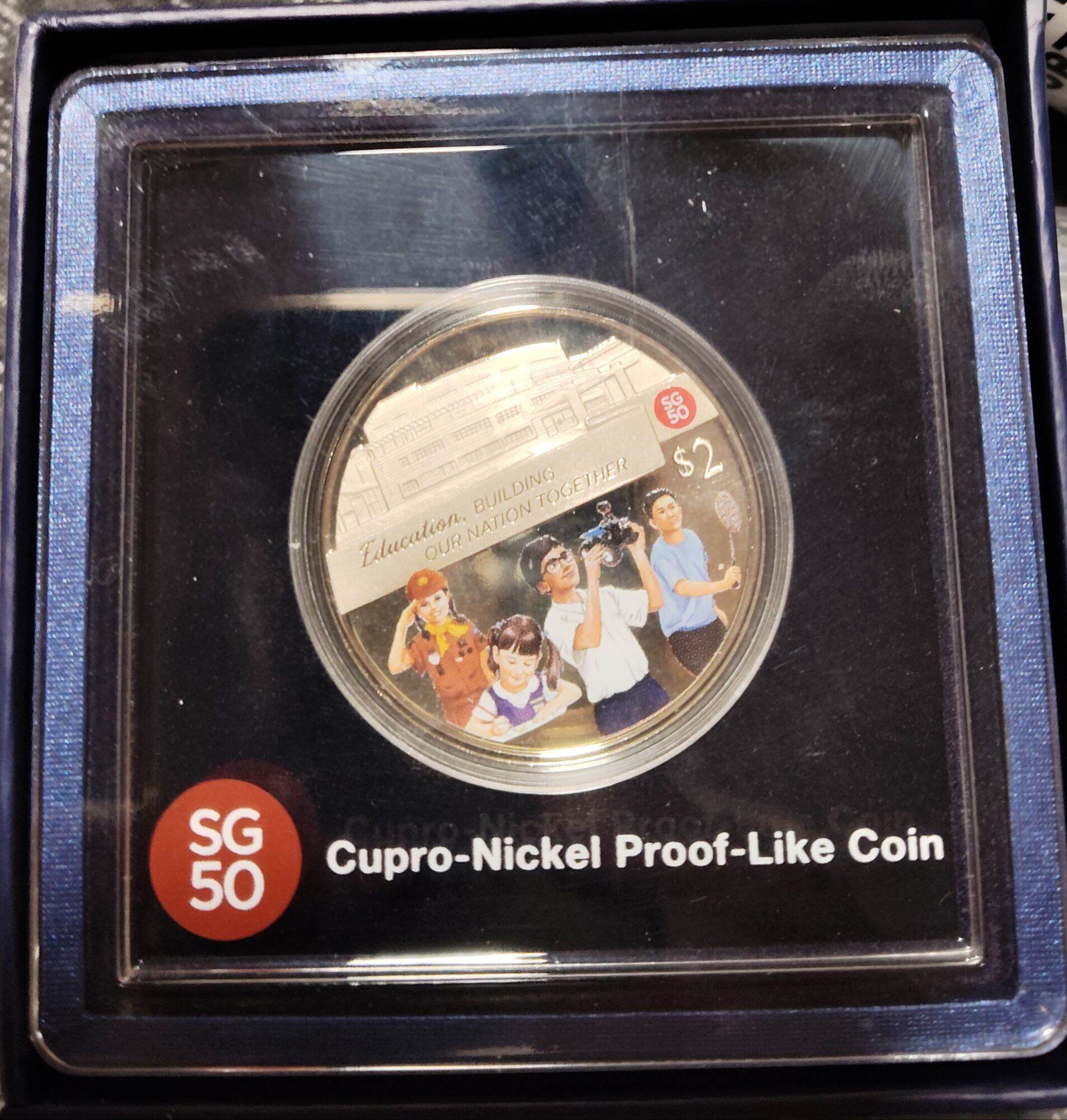 2015 SG50 commemorative silver proof coin