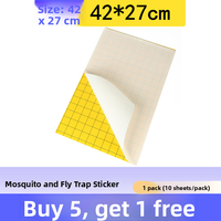 MONLEYTA | Nadison Fly Trap Sticky Paper Mosquito Killer Light Special Sticky Fly Board For Business Use UVA Purple Light Attracting for mosquito lamp