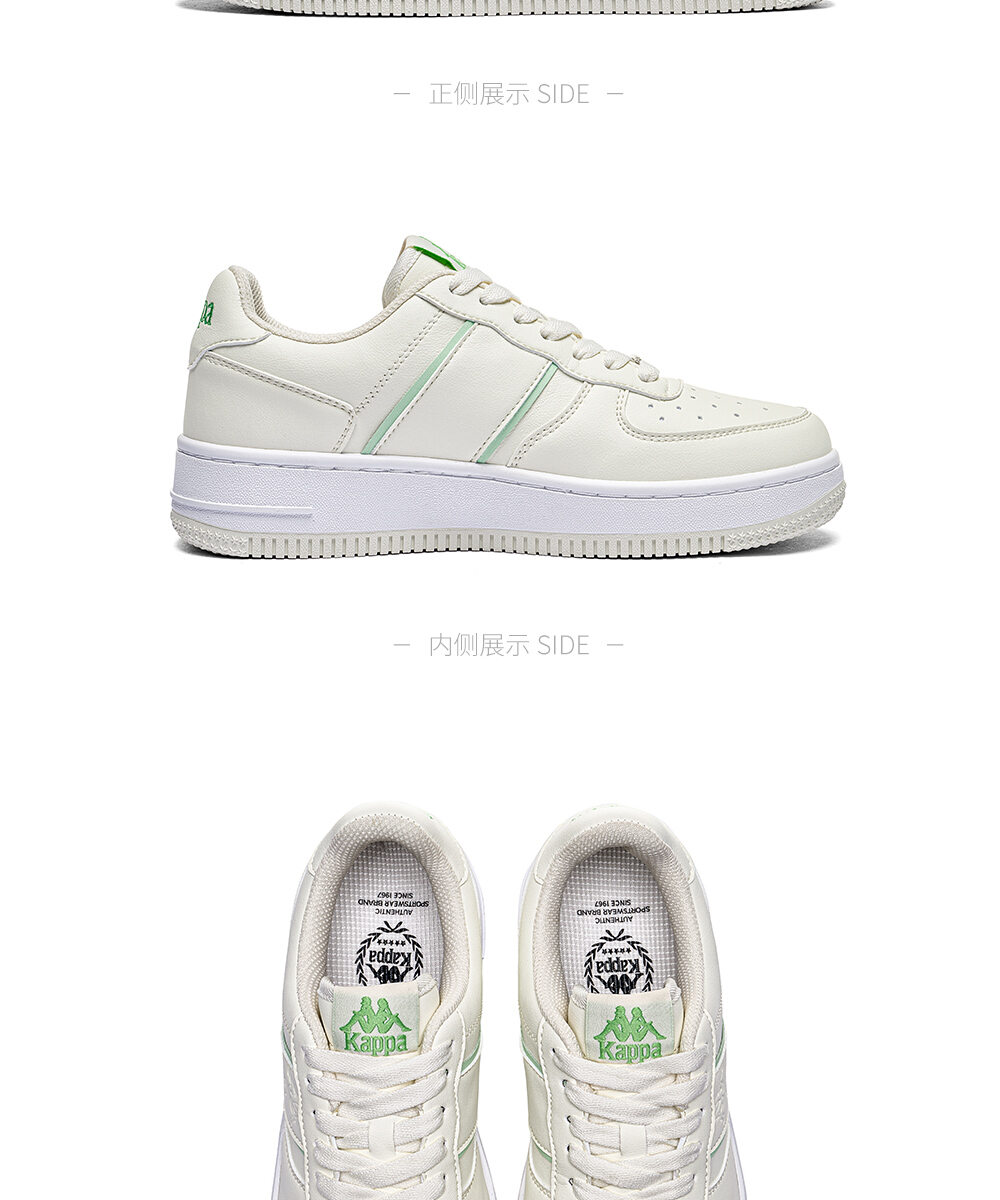 Scarpe casual da donna Kappa 2025 Estate New Style Retro Sneakers sportive con fondo spesso alzato versatili e piatte con punta tonda