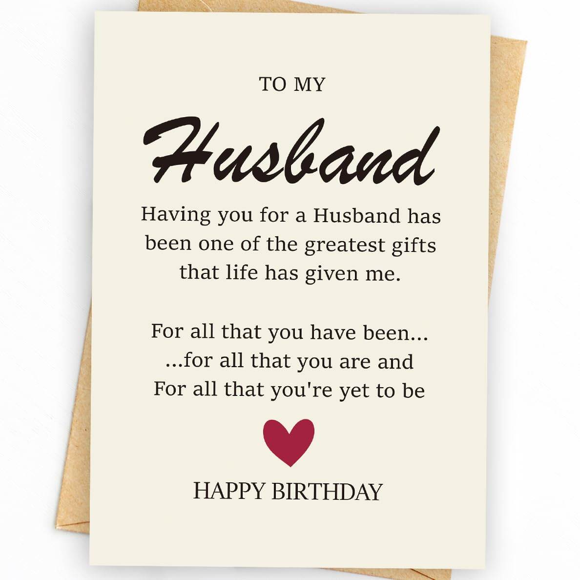 Fashionable Retro Style Birthday Greeting Cards Set for Husband Mens Birthday Decorations Fun Gift Idea in Envelope