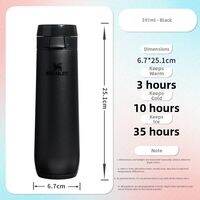 STANLEY | Thermal Insulation Stainless Steel Straw Cup 1.18L Double Wall Tumbler with Handle for Hot and Cold Beverages Gift for Men Women