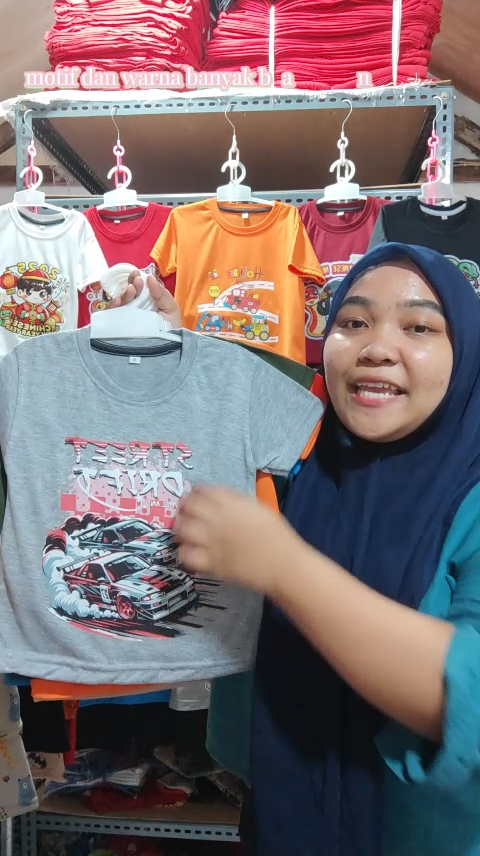 Code8.id DTF2 Baju Kaos Distro Harian Atasan Anak Laki Laki Motif Cowo Car Street Drift Keren