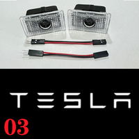 TESLA | For Tesla Model Y 2025 Juniper Door Lights HD Projector Puddle Lights Model 3 Highland LED Laser Ghost Shadow Welcome Lights