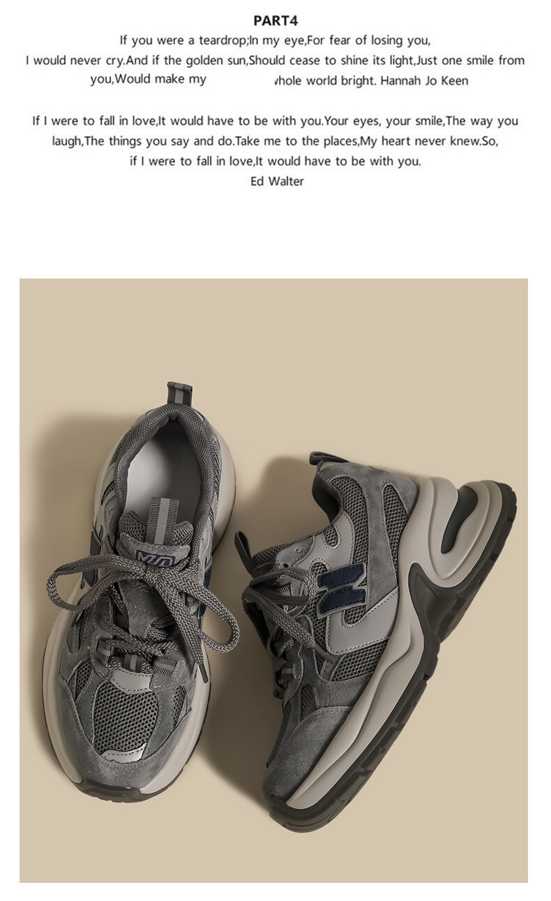 Scarpe da papà da donna con suola spessa Sneakers sportive casual Primavera 2025 Vintage Grey Mesh di piccole dimensioni con giunture rialzate alla moda