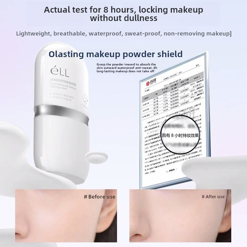 Filter Skin Brightening Foundation Primer Sweatproof Natural Makeup Base Cream Suitable for Various Skin Types Made in China. 
