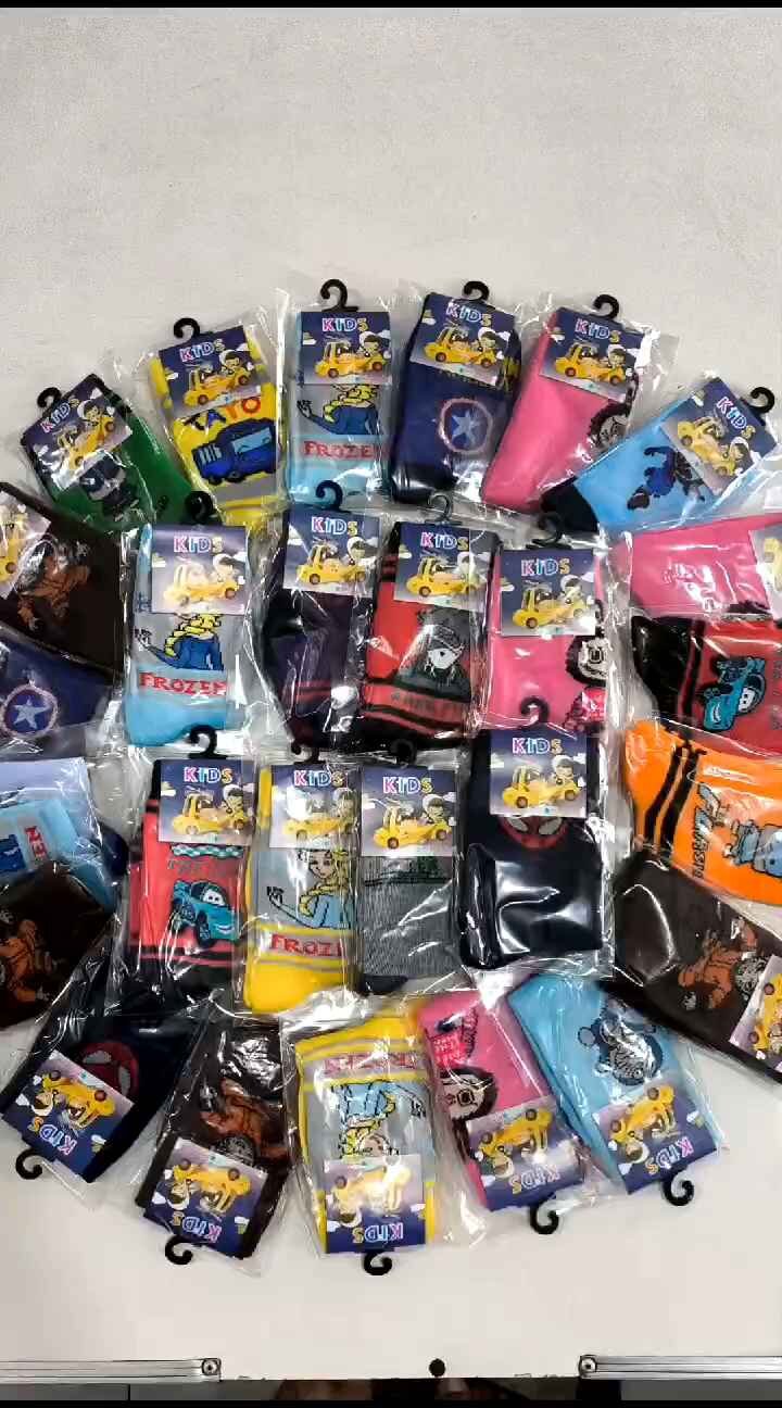 Kaos Kaki Anak PAUD TK Perempuan Laki Laki Motif Karakter