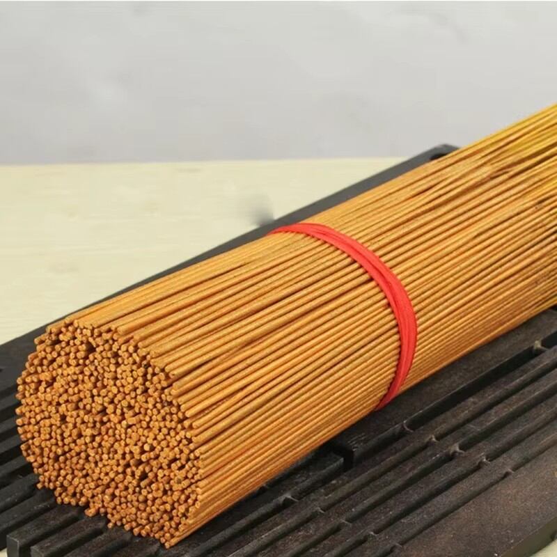 500 sticks Natural Smokeless Golden God of Wealth Roll Money Incense Sticks Worship Buddha Bamboo Joss Stick Incense