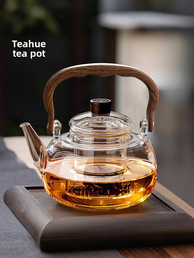 infuser glass kettle for induction cooktop