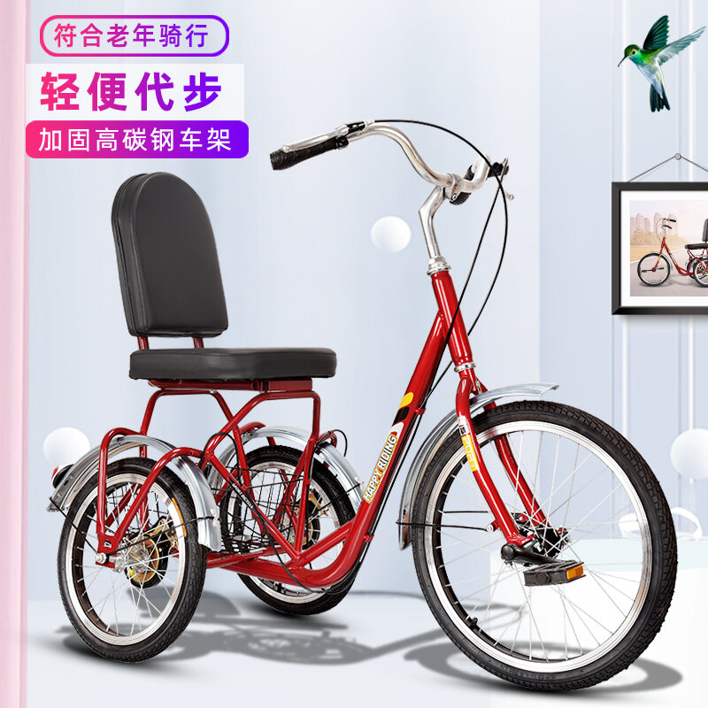 elderly leisure pedal folding bike