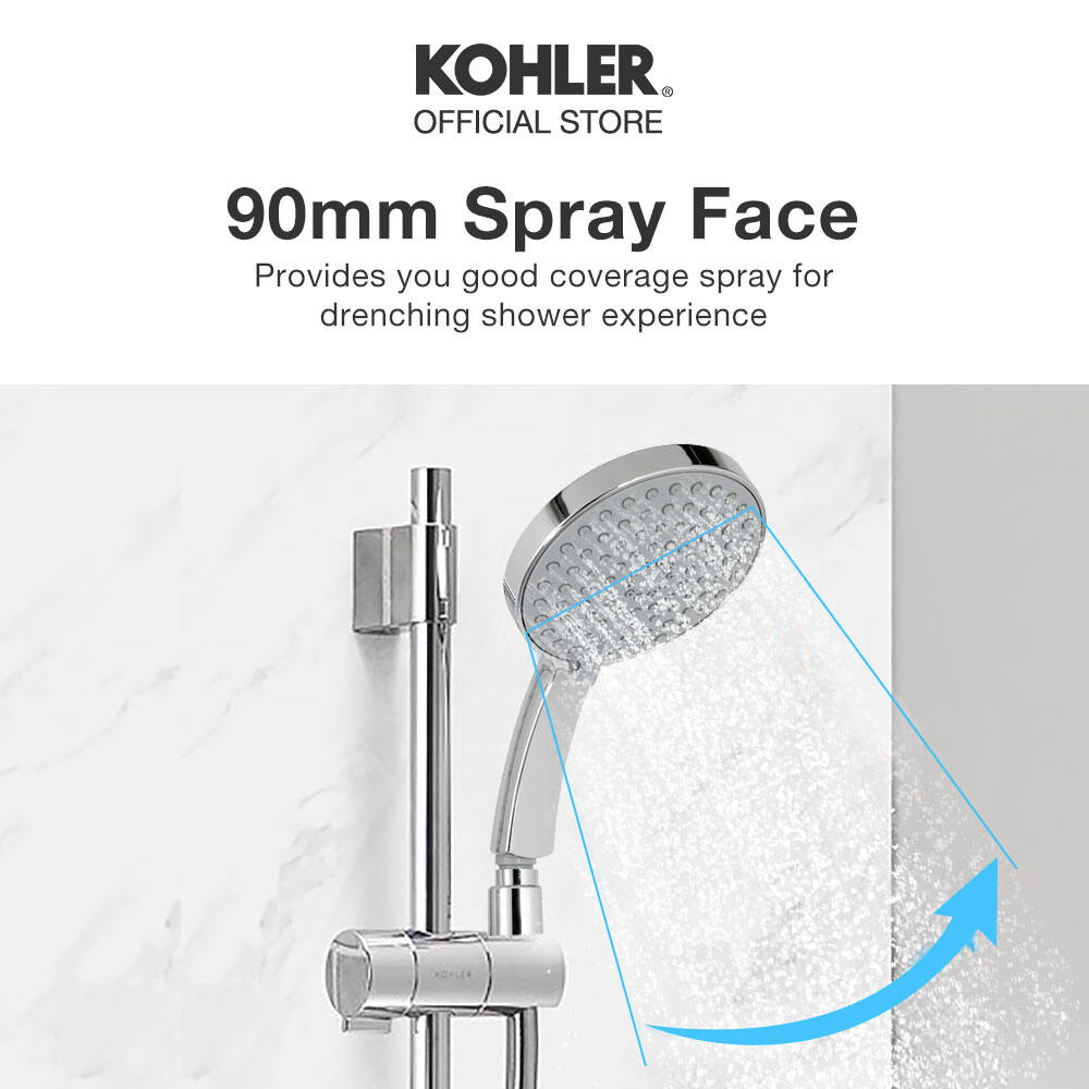 KOHLER Citrus 4-Way Handshower (Eco) K-12861T-E2-CP. 