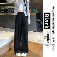YAYANGREN | Lightweight Summer Tencel Denim Pants Womens Slim Fit High Waist Wide Leg Loose Elastic Waist Ice Silk Jeans Casual Style