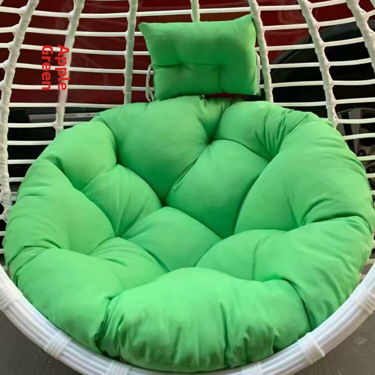 Thickened Single Person Swing Chair Cushion Bedroom Cradle Swing Lounger Removable And Washable Chair Pad Hanging Blue Pillow Chair Pad