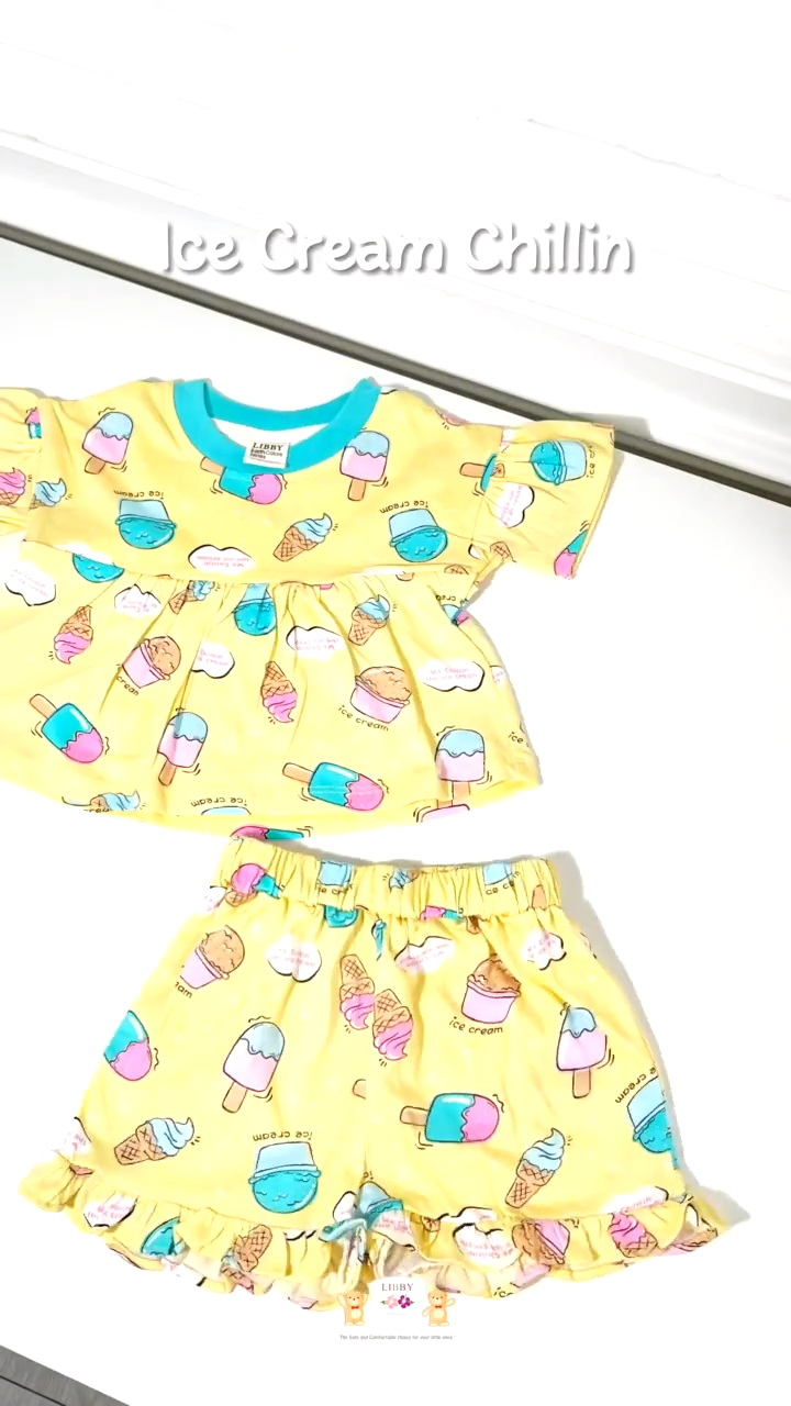 Libby Baby Setelan Anak Cewek Perempuan | Libby Baby Kaos Anak Perempuan | Libby Baby Celana Pendek Katun Kai Set | Libby Baju Bayi | Libby Baju Anak | Libby Baby Official Shop | Libby Baby Setelan Kai Shirt Pendek Anak Cewek Perempuan