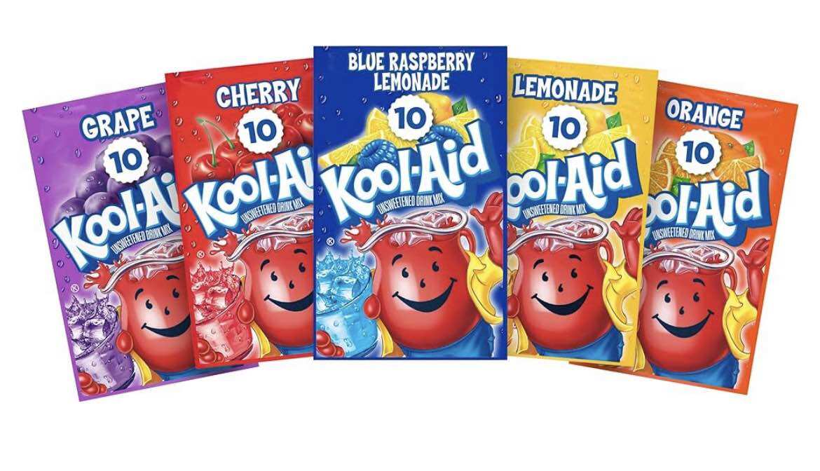 Kool-Aid Unsweetened Fruit Variety Zero Calories Powdered Drink