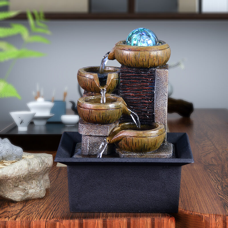 JIELEYOU | Lucky Fengshui Water Fountain Decorations