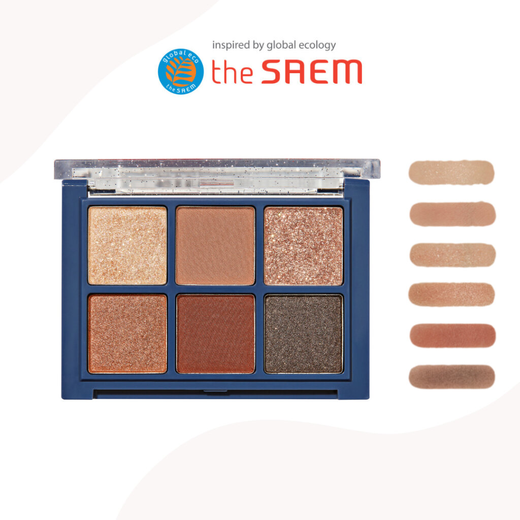 [the SAEM] Saemmul Eye Shadow Box Bear Blanket City Breeze Collection - 4.6g. 