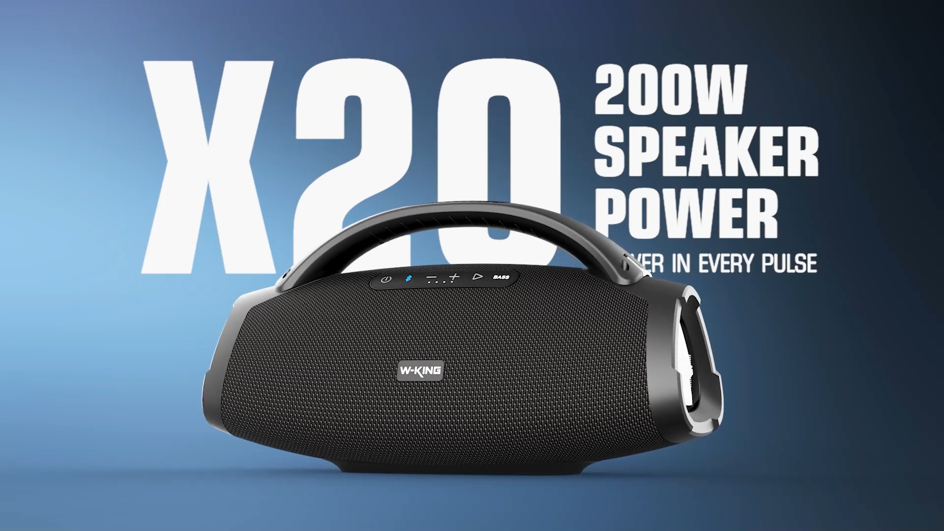 W-KING X20 Bluetoothスピーカー 大迫力200W 防水、防塵 W-KING X20 Bluetoothスピーカー 大迫力200W 防水、防塵