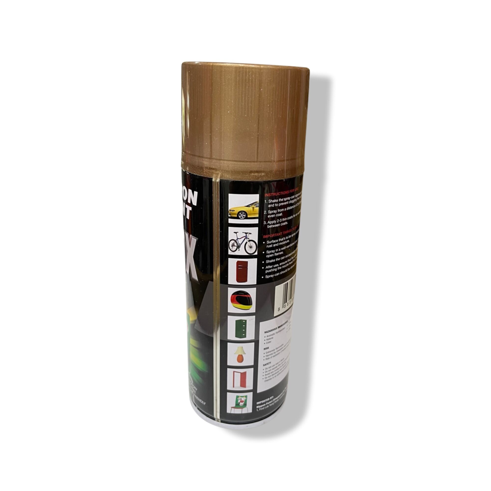 NIPPON PAINT PYLOX 706 FLASH GOLD SPRAY PAINT. 