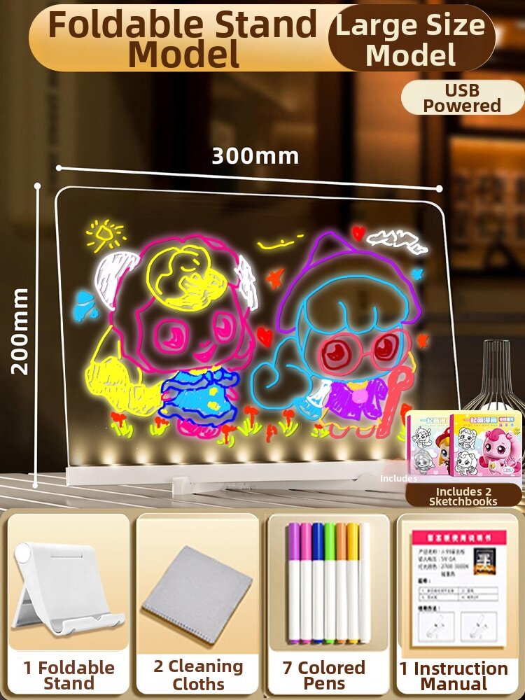 Light-up LED Writing Board