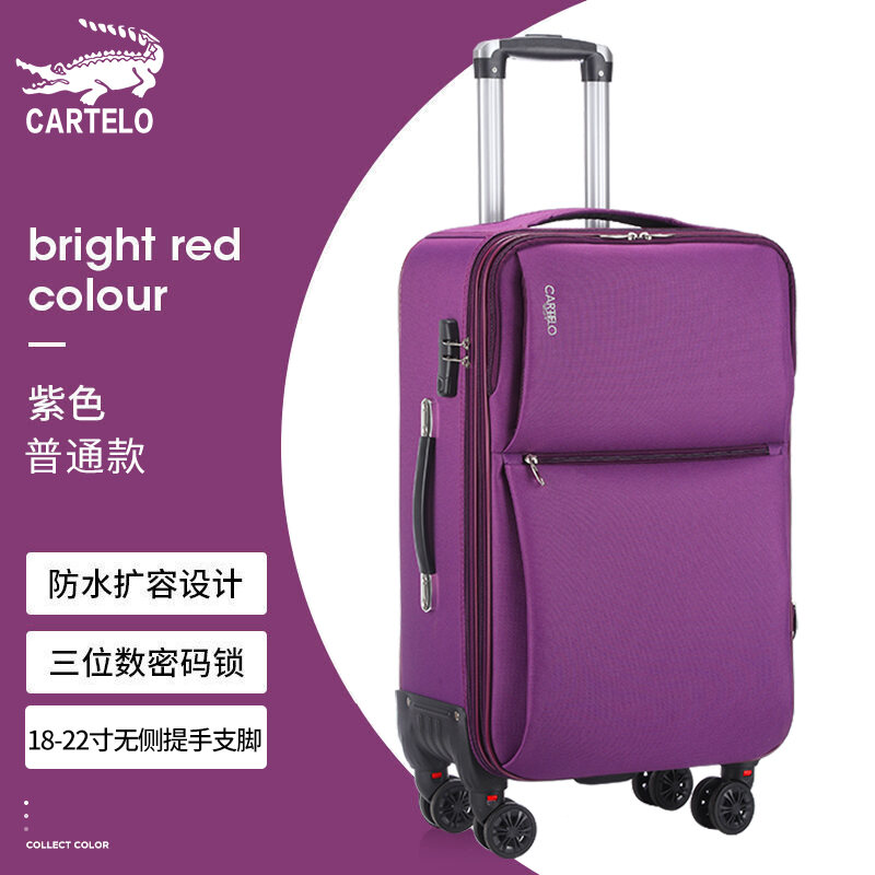 bright coloured suitcases