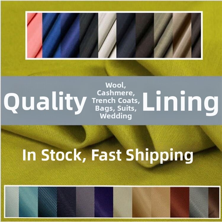 Coat and Suit Underlining Fabric Silk Chiffon Lining Material