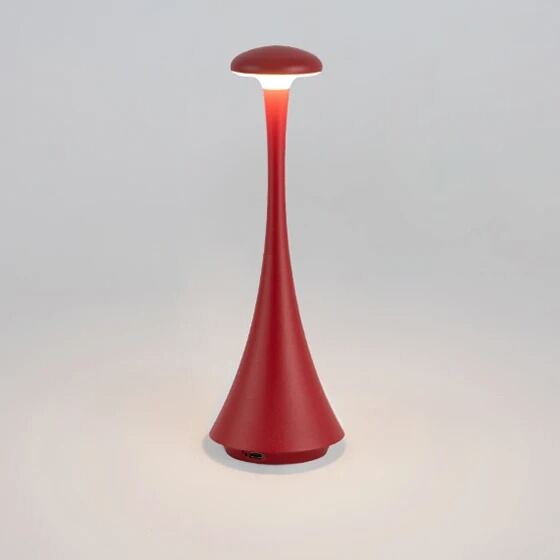 New Arrival Mushroom Table Lamp Rechargeable Wireless Touch Lamp Creative Desk Lamp USB-C Desk Lamp Bedroom Atmosphere Light