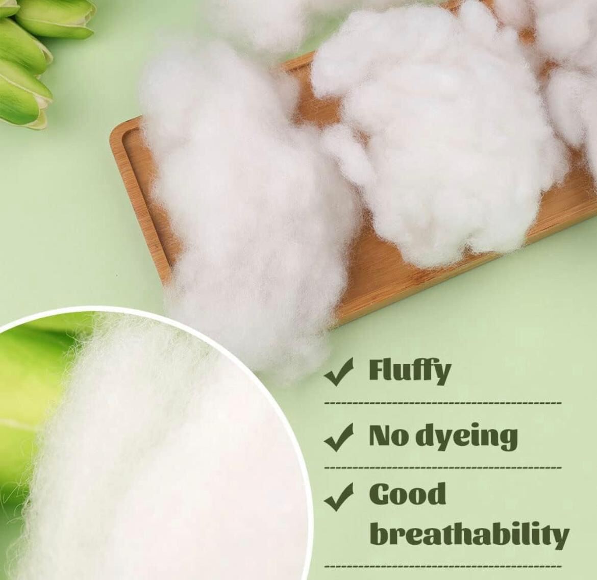 Free All Field Freight Delivery Tikjiua Pillow Stuffing For Couch Pillows,3.5OZ