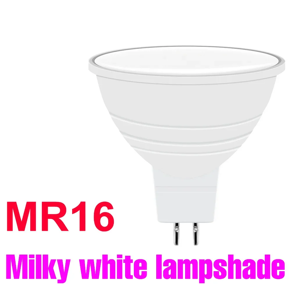 7W E27 LED Light Bulb AC220V E14 Ceiling Lamp 5W GU10 Spotlight MR16 Chandelier Bulb GU5.3 For Home Bedroom Office Soft Lighting