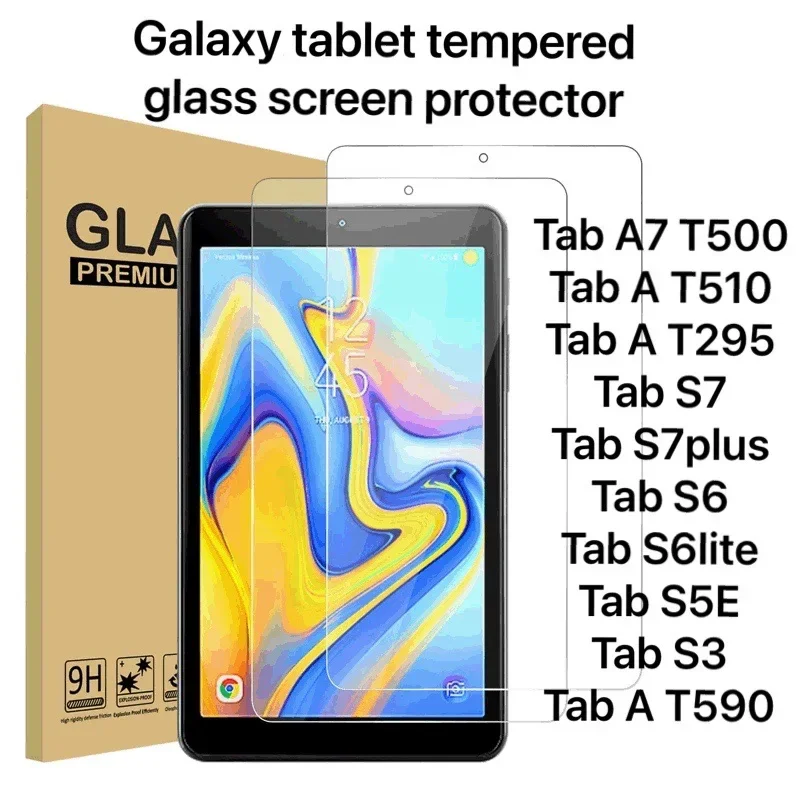🔥[SG ready stock]Samsung tablet clear tempered glass screen protector for tab A 10.4 T500/ tab A7lite/ tab A 10.1 /T510/ tab A 8.0 T295/ Tab S7 /tab S7 plus /tab S6/ tab S6lite/tab S5E/ tab S3 9.7/ tab 10.5 T590