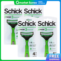Schick| Schick Extreme3 Portable Razor 4 Count (4 Packs)