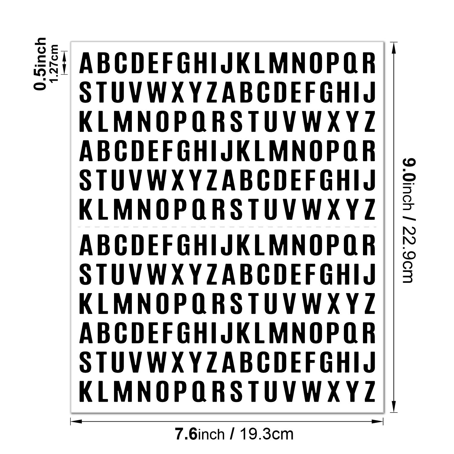 2Sheets 26 Alphabet A-Z Planner Stickers Waterproof Colorful Creative DIY PVC Letter Sticker For Kids Cup Laptop DIY Scrapbook