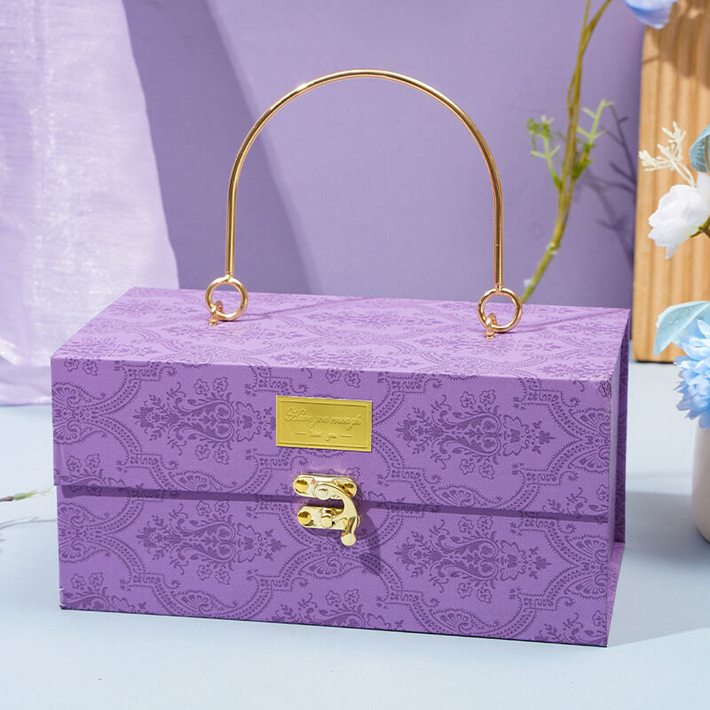 Large Size Handheld Gift Box Wedding Engagement Bridesmaid Packaging Box Empty Box for Birthday And Wedding Favors