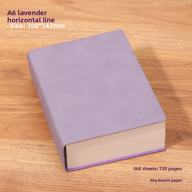 Portable A6 Blank Notebook Thickened Drawing Journal Simple Student Portable Memo Book Sketchbook Fishbone Notebook Diary
