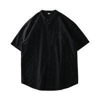 DUKEEN | Summer Short Sleeve High-Quality Casual Shirt Oxford Fabric Stand Collar