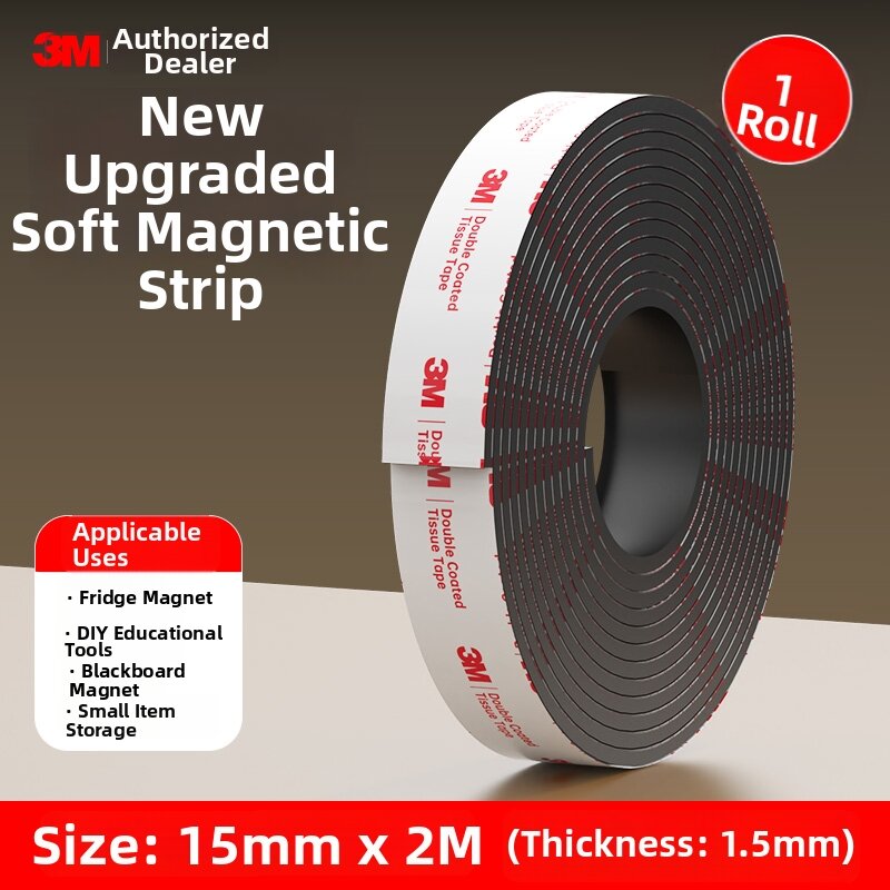 3M | Strong Magnetic Strip Adhesive Magnet Fridge Fixator