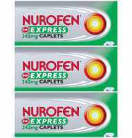 Nurofen Express 342mg (3 boxes of 12 caplets)