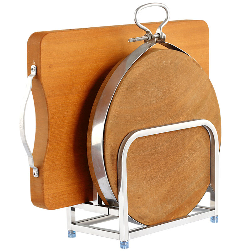 304 Stainless Steel Cutting Board Rack Kitchen Lid Rack WallMounted