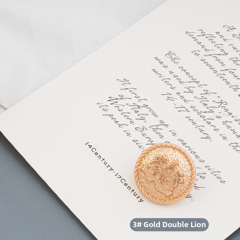 MEISITEKEKE | Retro Gold Decorative Large Buttons