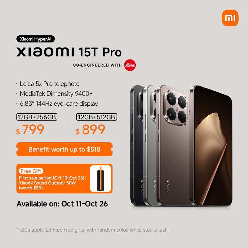 Shop Xiaomi 15t Pro Global at Better Price Online | Lazada Singapore