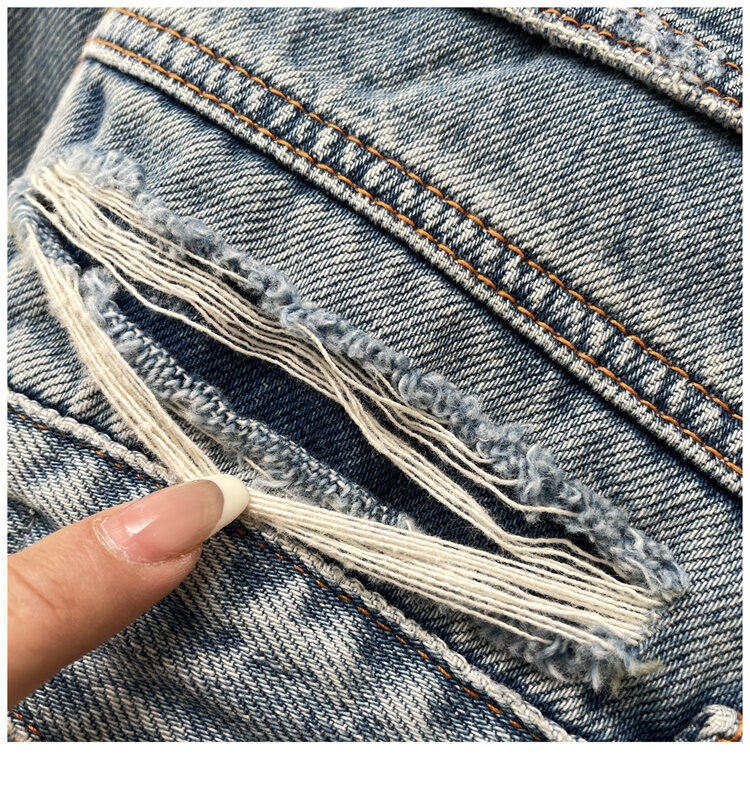 American Style Vintage Blue High Waist Wide Leg Jeans Women Loose Slim Straight Long Pants X-mier Denim Trousers for Ladies · v2